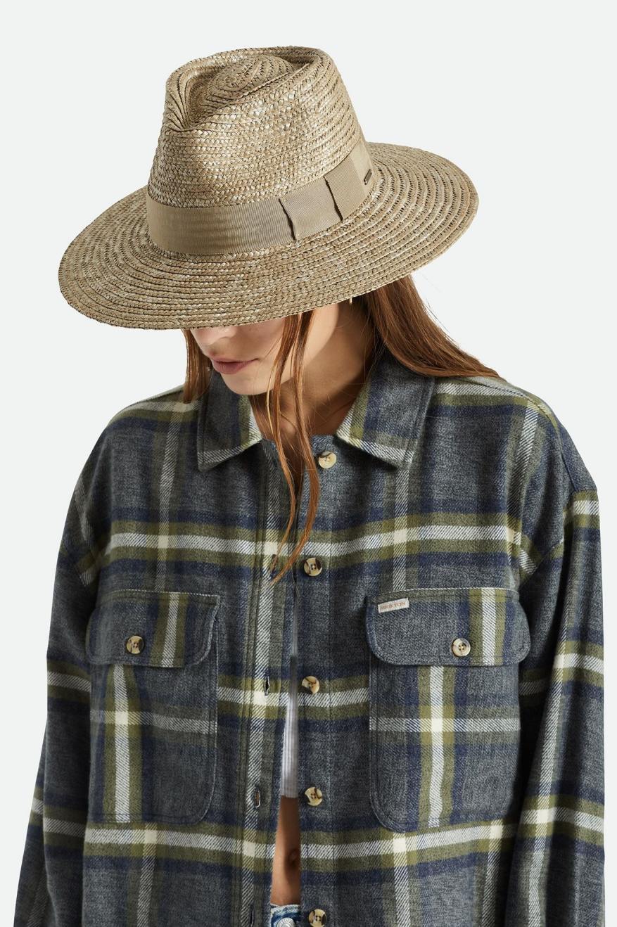 
       Brixton Joanna Short Brim Hat - Sand
     