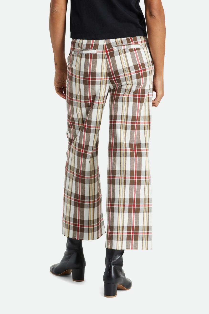 
       Brixton Victory Wide Leg Pant - Off White/Dark Earth
     