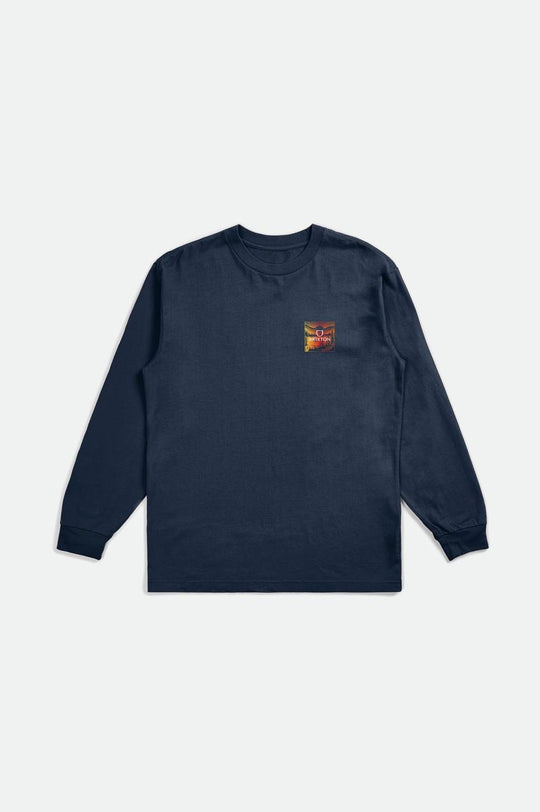 
       Brixton Alpha Square L/S Standard Tee - Moonlit Ocean/Dusk Gradient
     