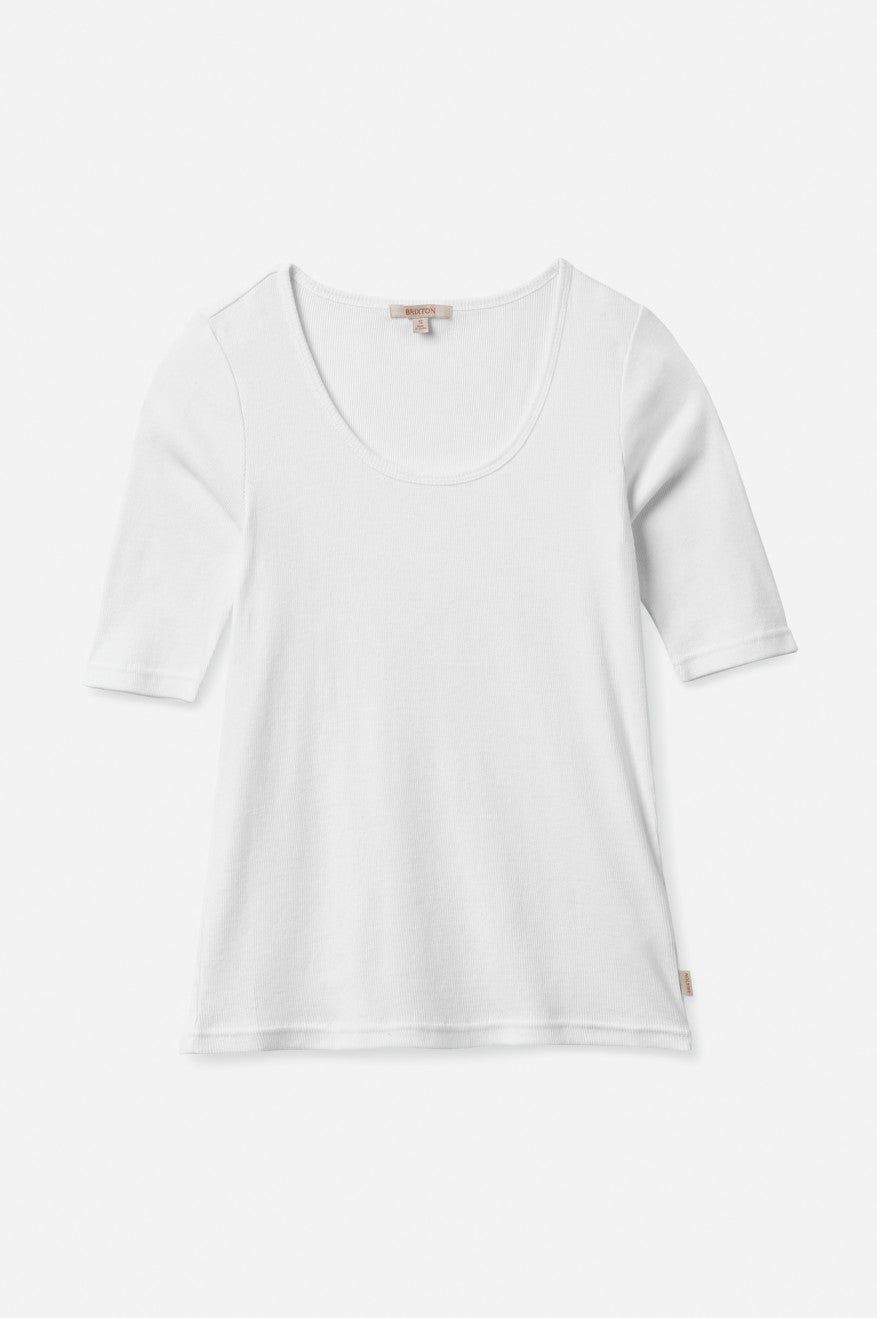 
       Brixton Tennessee Scoop Neck Tee - White
     