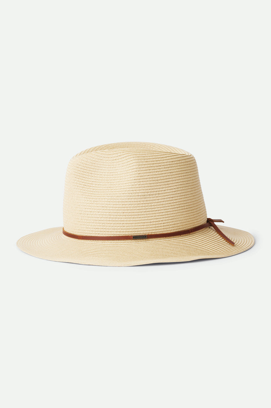 
       Brixton Wesley Straw Packable Fedora - Tan
     