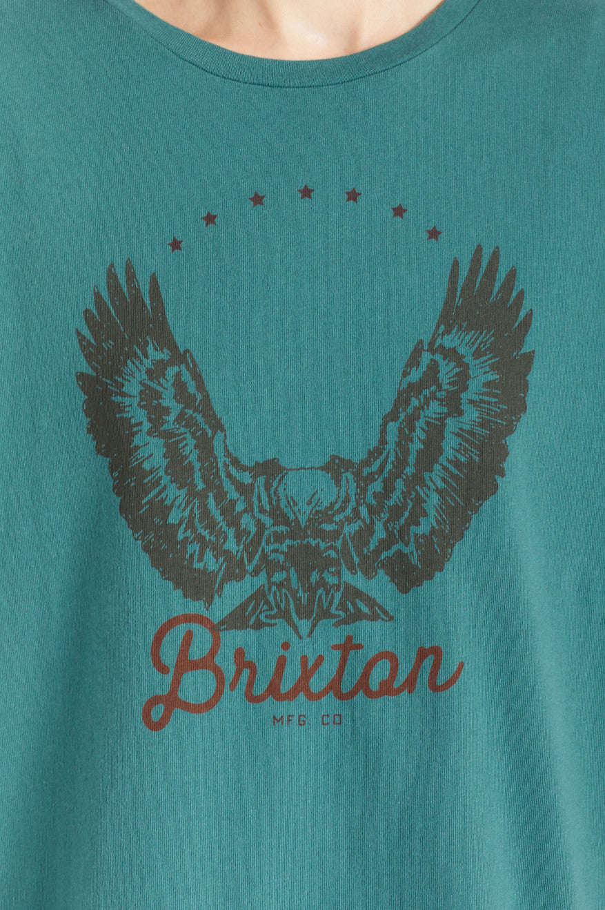 
       Brixton Freebird Oversized Boyfriend Tee - Emerald
     