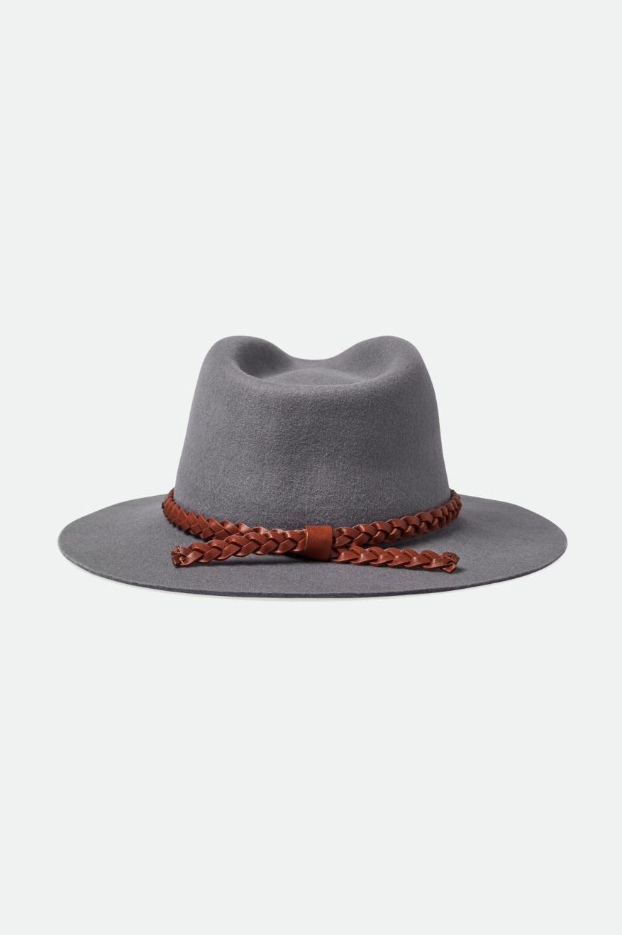 
       Brixton Messer Western Fedora - Grey
     