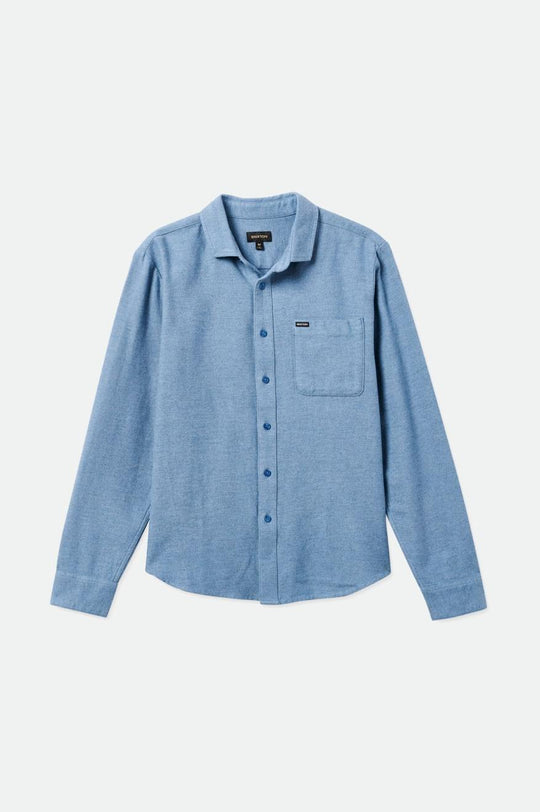 
       Brixton Bixby Reserve L/S Flannel - Melange Blue
     