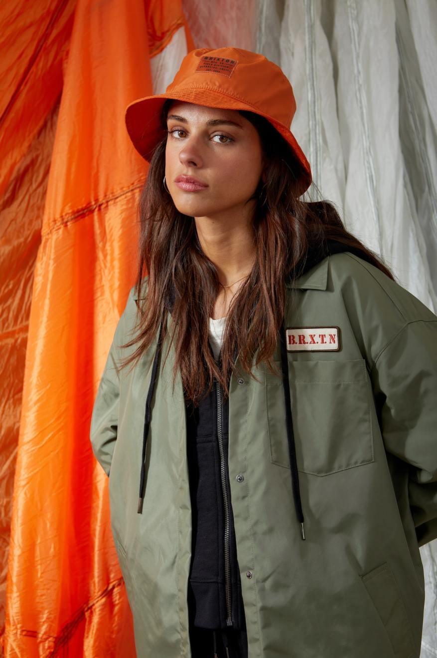 
       Brixton Bora Vintage Nylon Jacket - Olive Surplus
     