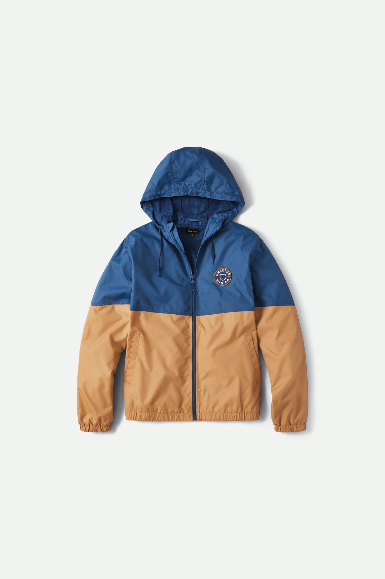 
       Brixton Claxton Crest Lightweight Zip Hood Jacket - Joe Blue/Mojave
     