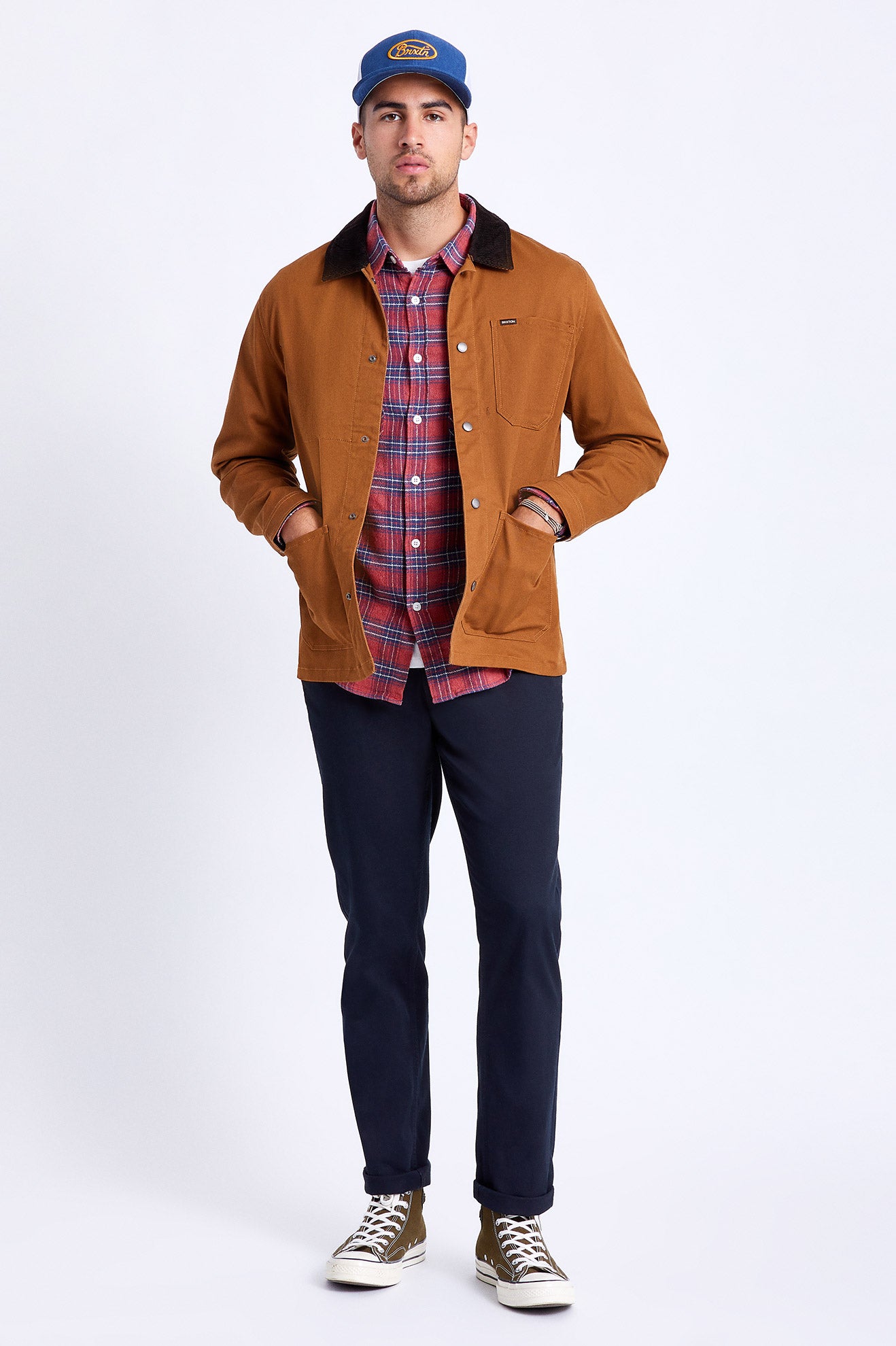 
       Brixton Survey Utility Chore Coat - Washed Copper
     