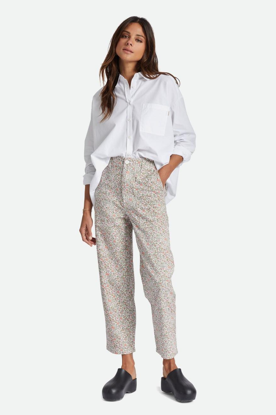 
       Brixton Vancouver Pant - White Floral
     