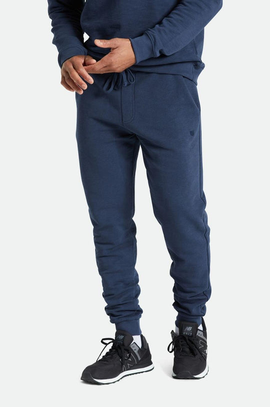 
       Brixton Slub French Terry Jogger - Washed Navy
     