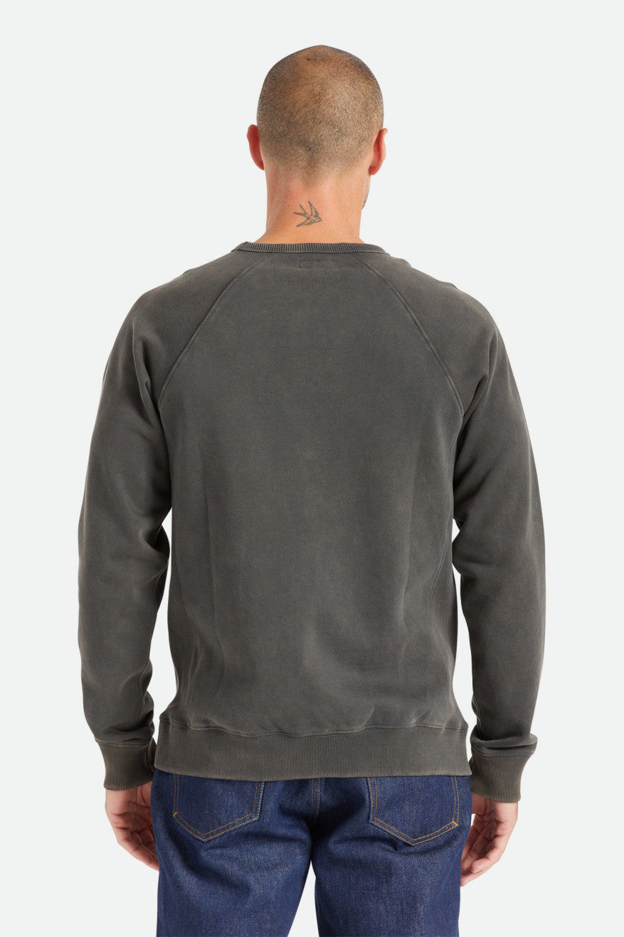 
       Brixton Cooper Reserve Raglan Crew - Washed Black
     