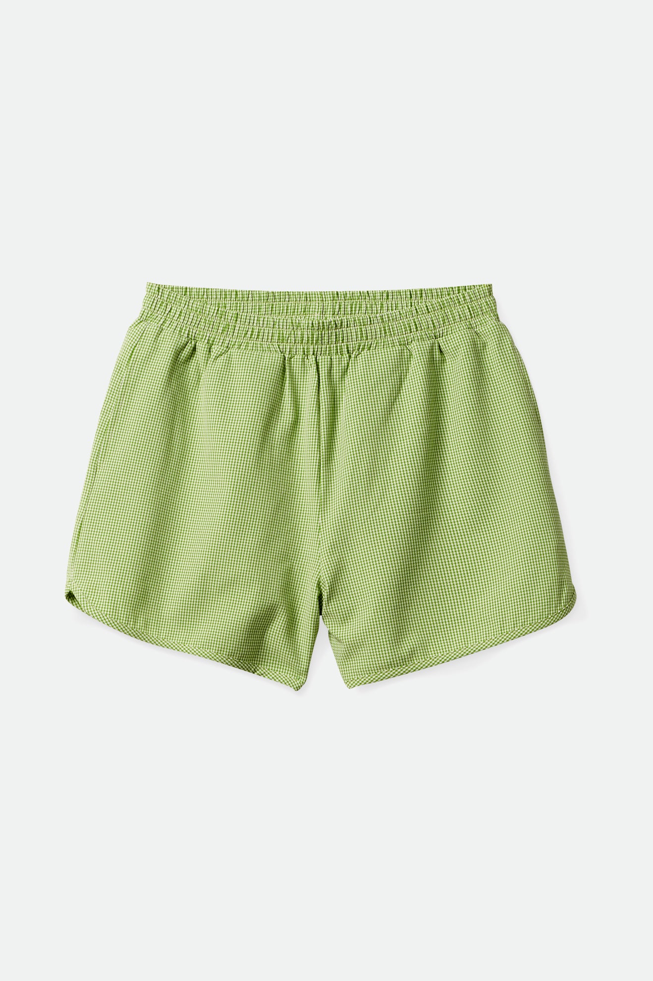 
       Brixton Gingham Runner Short - Sun Green
     