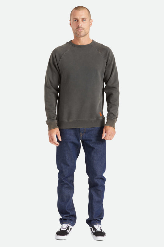 
       Brixton Cooper Reserve Raglan Crew - Washed Black
     