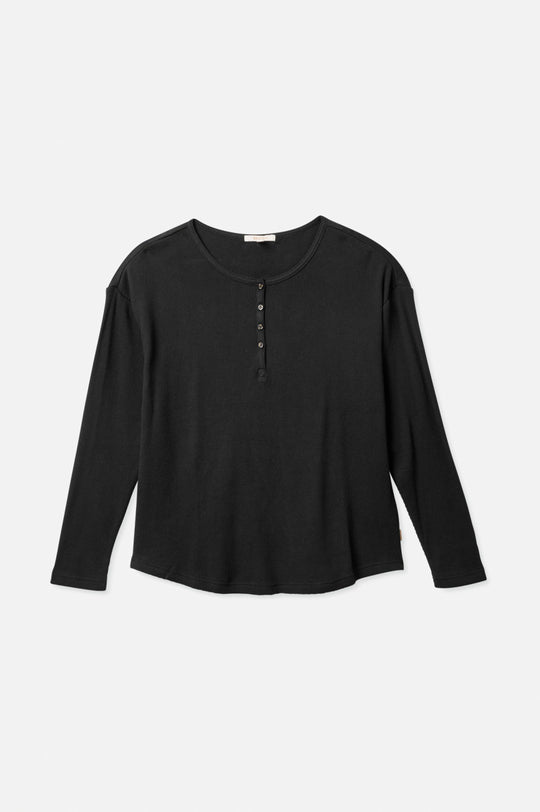 
       Brixton Monty L/S Henley - Black
     