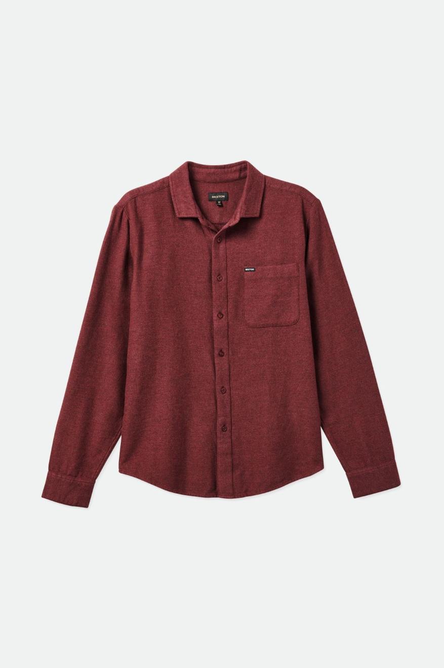 
       Brixton Bixby Reserve L/S Flannel - Melange Red
     