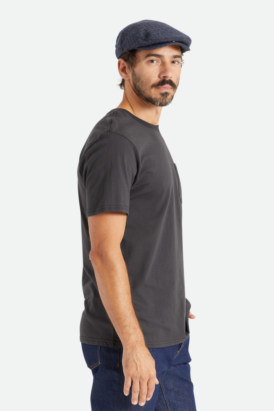 
       Brixton Basic Slub S/S Henley Tee - Black
     