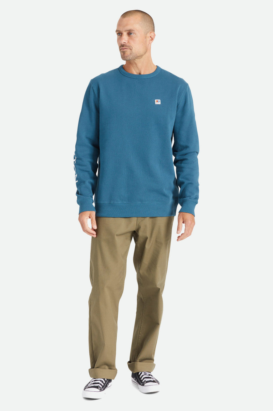 
       Brixton Alton Crew - Indian Teal
     