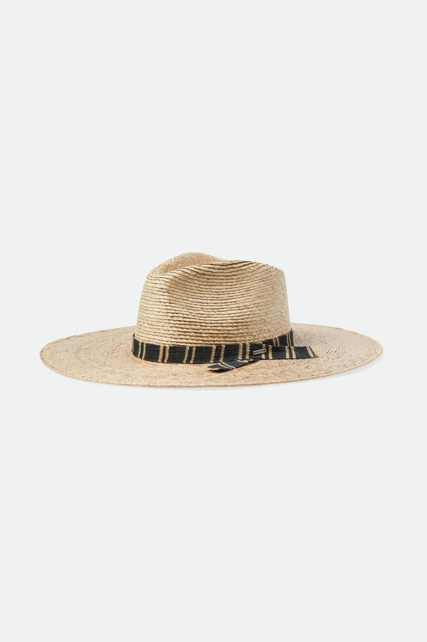 
       Brixton Leigh Straw Fedora - Natural/Multi
     