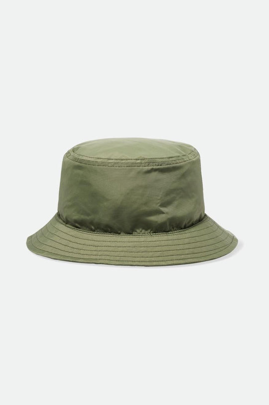 
       Brixton Vintage Nylon Packable Bucket Hat - Olive Surplus
     