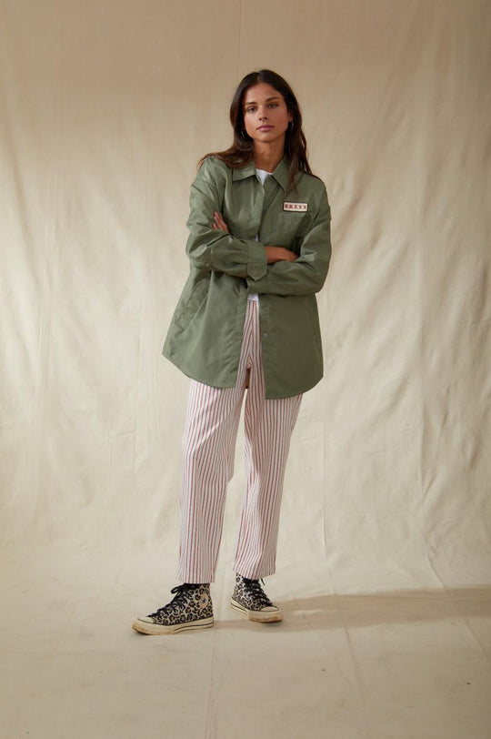 
       Brixton Bora Vintage Nylon Jacket - Olive Surplus
     