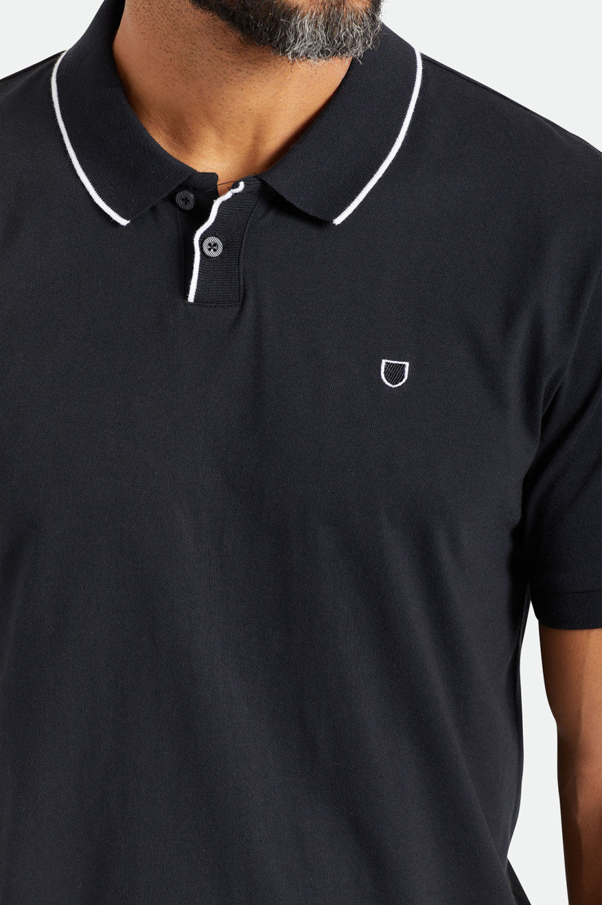 
       Brixton Proper S/S Polo - Black
     