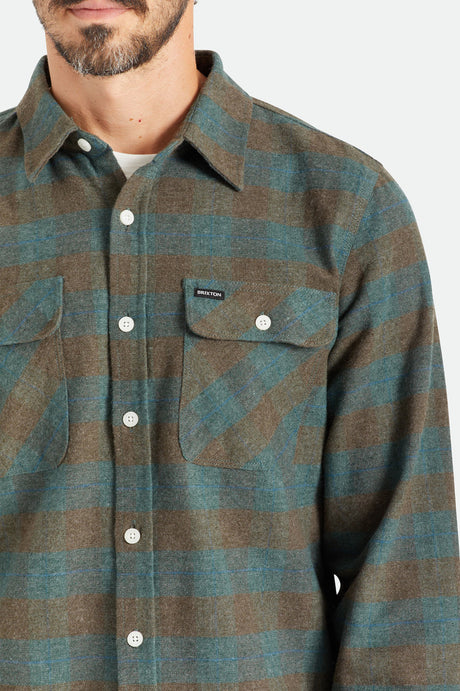 
       Men&#39;s Lifestyle 1 | Bowery L/S Flannel - Ocean
     