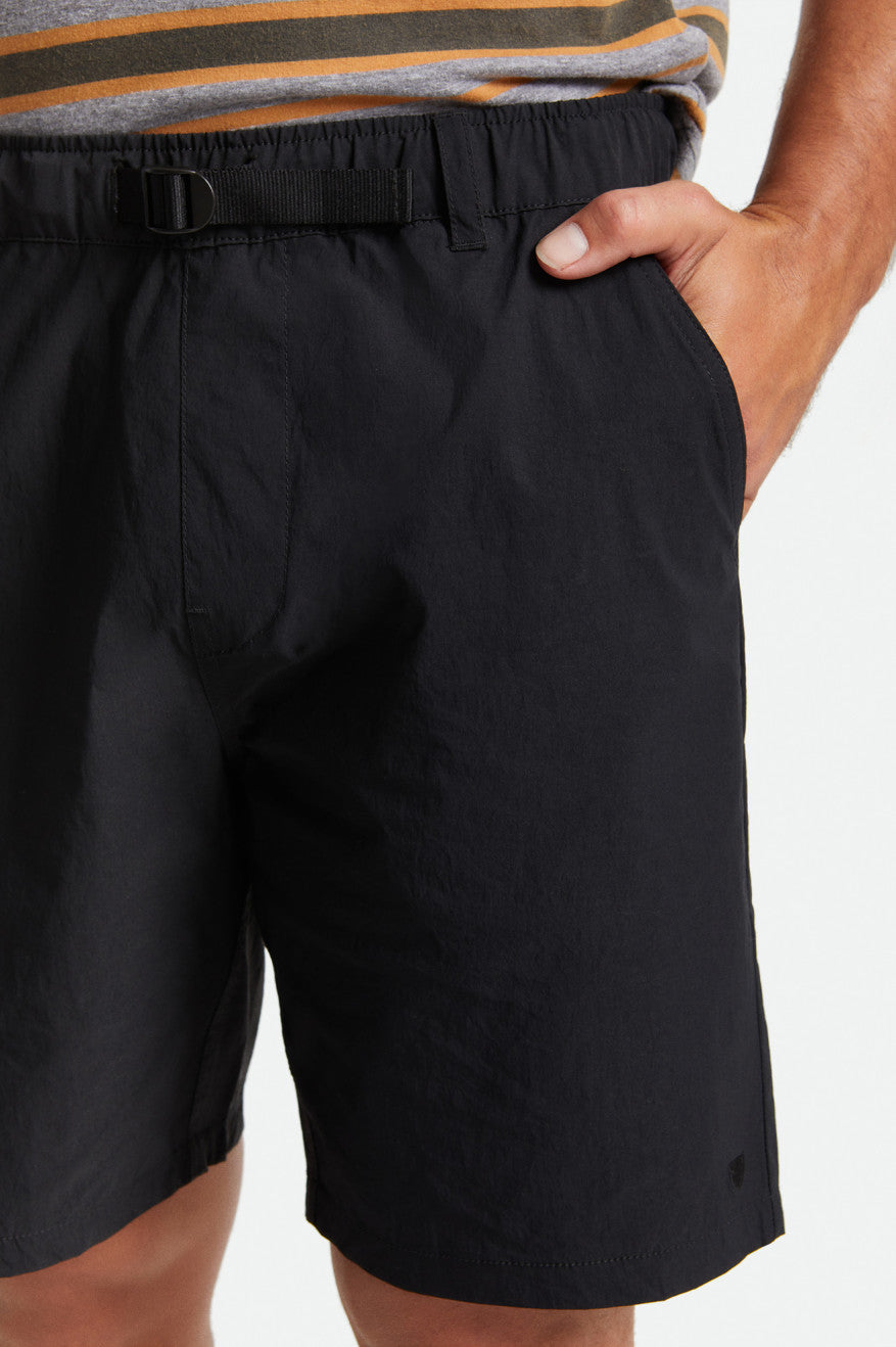 
       Brixton Steady Cinch Nylon Utility Short - Black
     