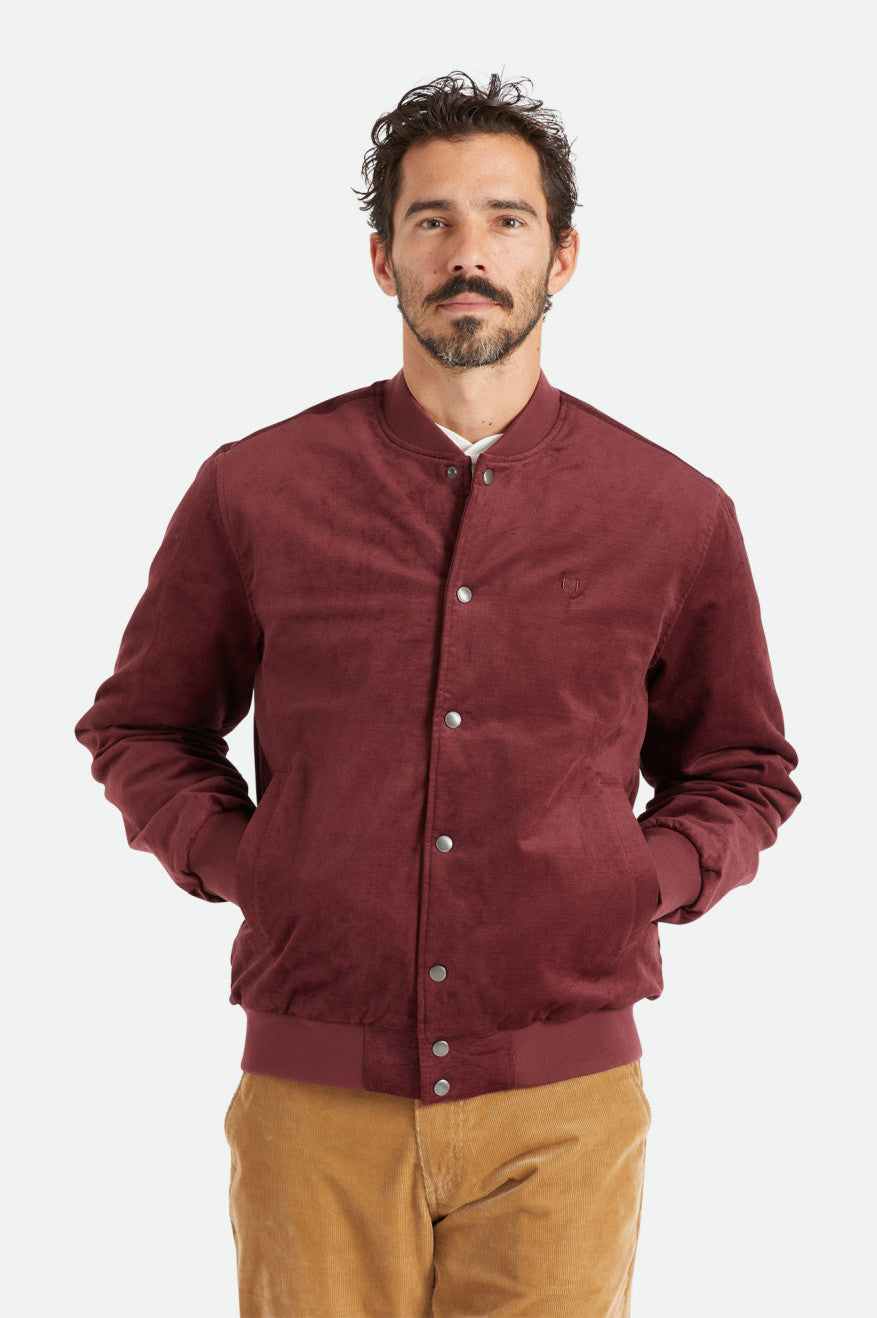 
       Brixton Dillinger Bomber Jacket - Mahogany
     