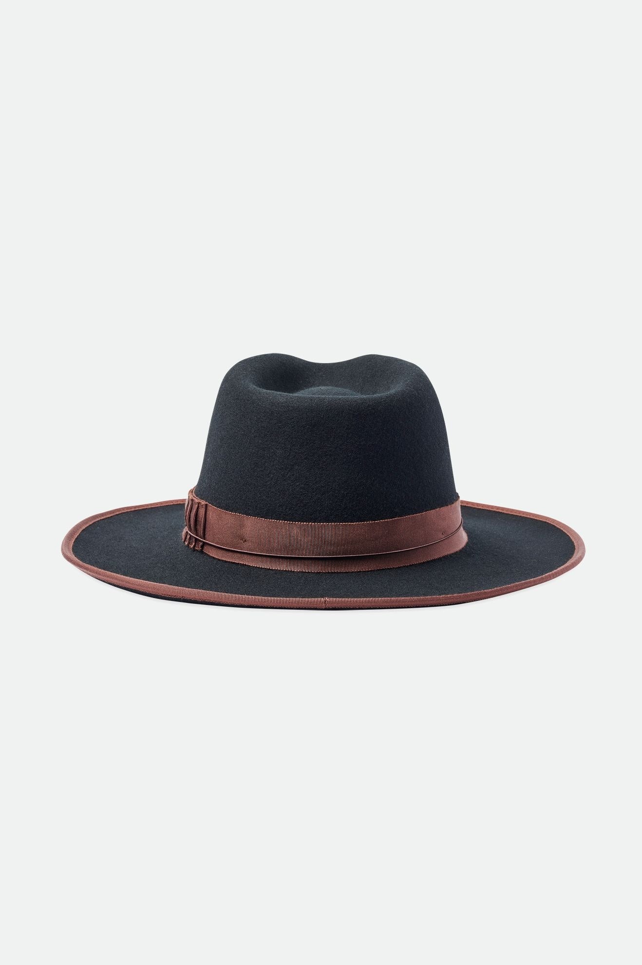 
       Brixton Reno Fedora - Black/Brown
     