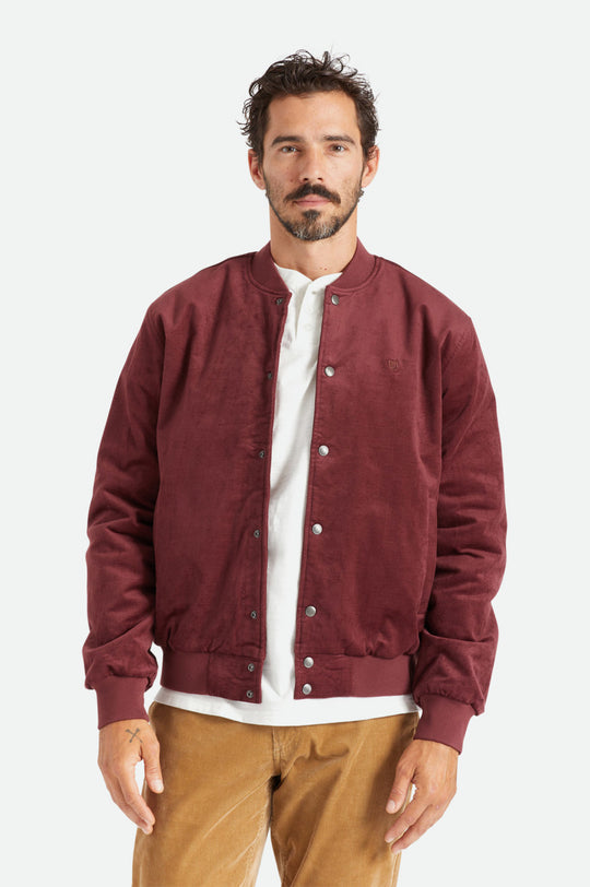 
       Brixton Dillinger Bomber Jacket - Mahogany
     