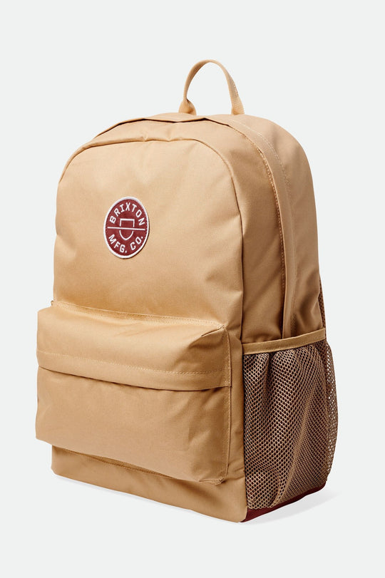 
       Brixton Crest Backpack - Mojave/Burgundy
     