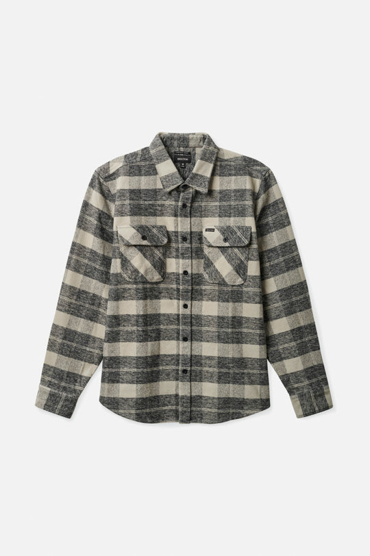 
       Brixton Bowery Heavyweight L/S Flannel - Black/Charcoal
     