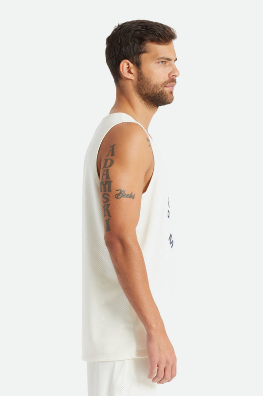 
       Brixton Shield Crest Tank - Off White
     