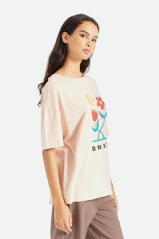 
       Brixton Moonlight Oversized Boyfriend Tee - Rose Dust
     