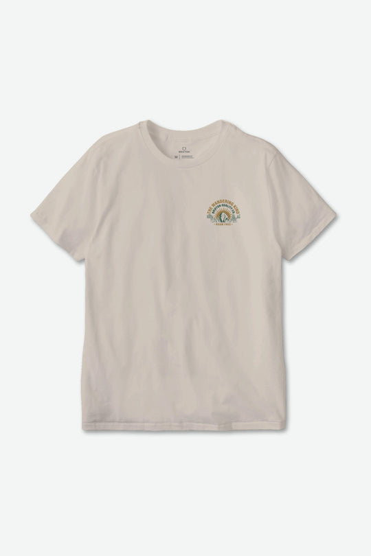 
       Brixton Roam Free S/S Standard Tee - Cream
     