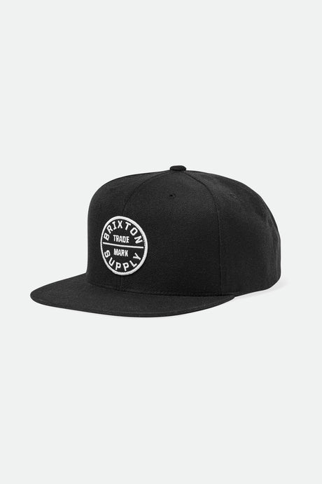 Brixton Unisex Oath III Snapback - Black | Main