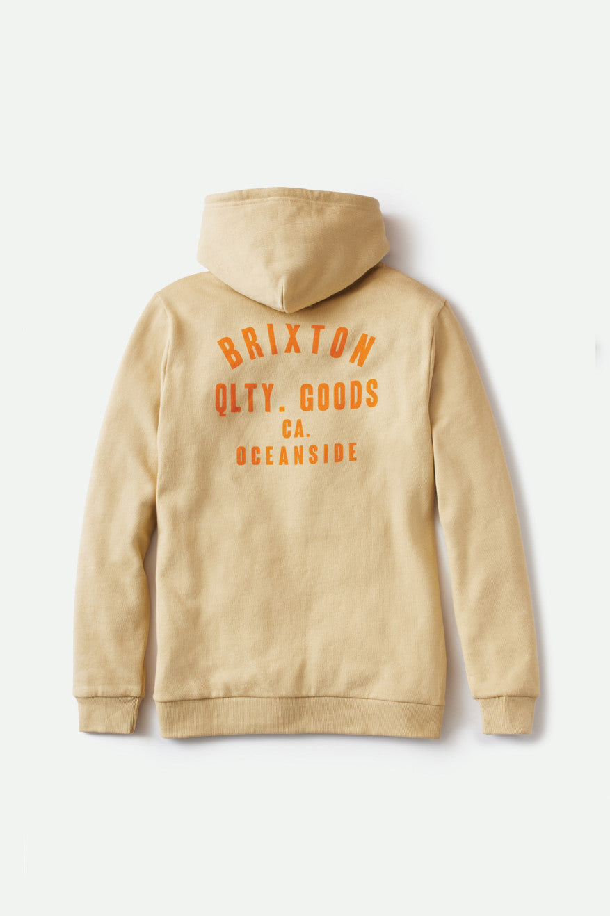 
       Brixton Woodburn Oceanside Hood Fleece - Gravel/Orange
     