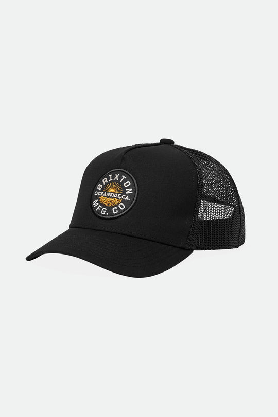 
       Brixton Coast Oceanside MP Mesh Cap - Black/Black
     