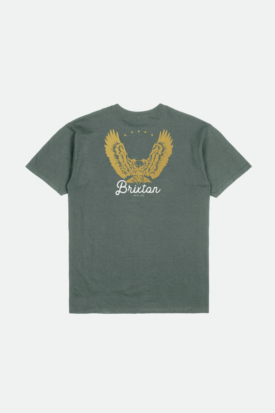 
       Brixton Talon S/S Standard Tee - Dark Forest/Gold
     