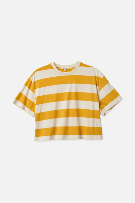 
       Brixton Hilt Alpha Line S/S Skimmer Tee - Bright Gold
     