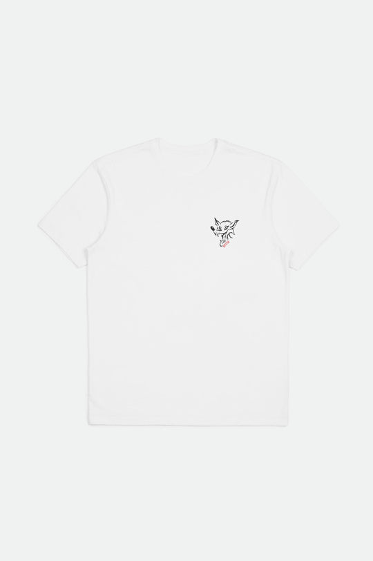 
       Brixton Wolf S/S Tailored Tee - White
     