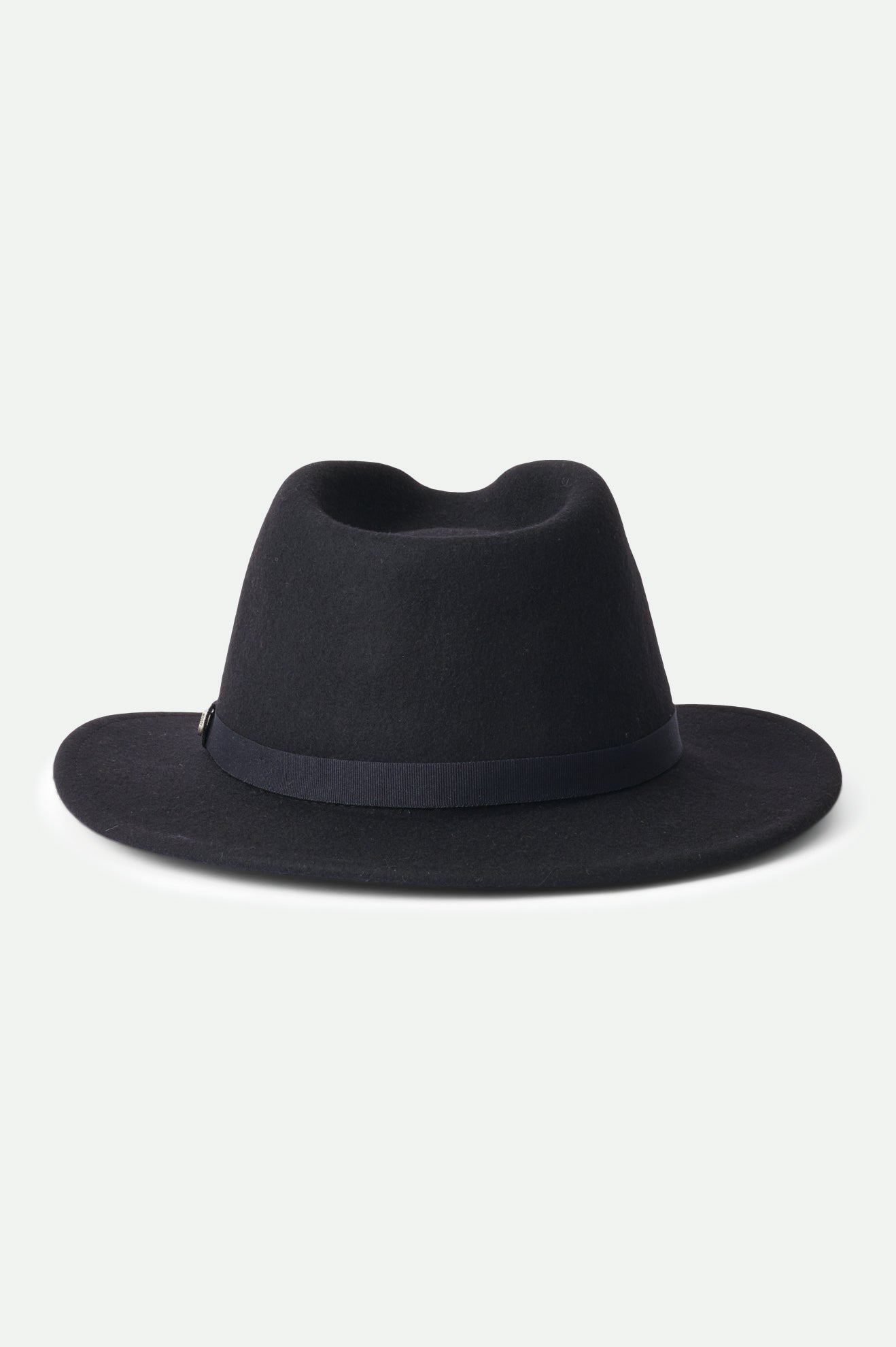 
       Brixton Messer Packable Fedora - Black/Black
     