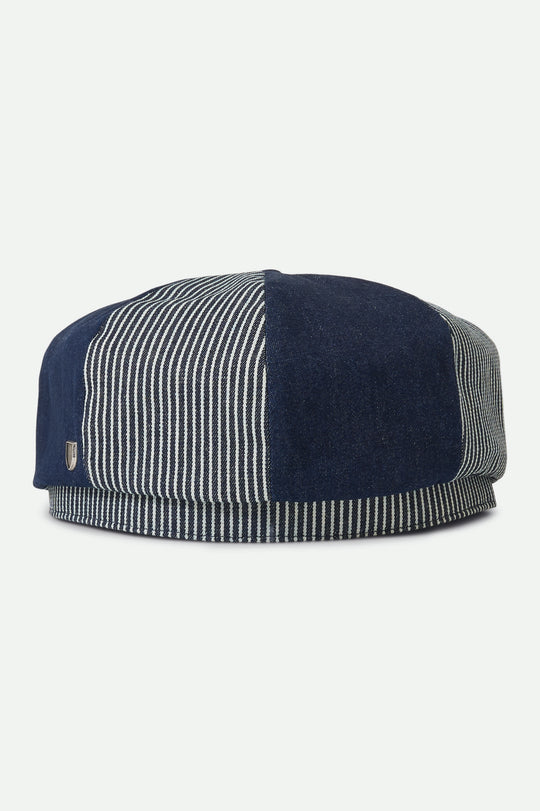 
       Brixton Brood Baggy Snap Cap - Railroad Stripe/Denim
     