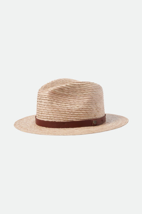 Messer Straw Fedora - Natural