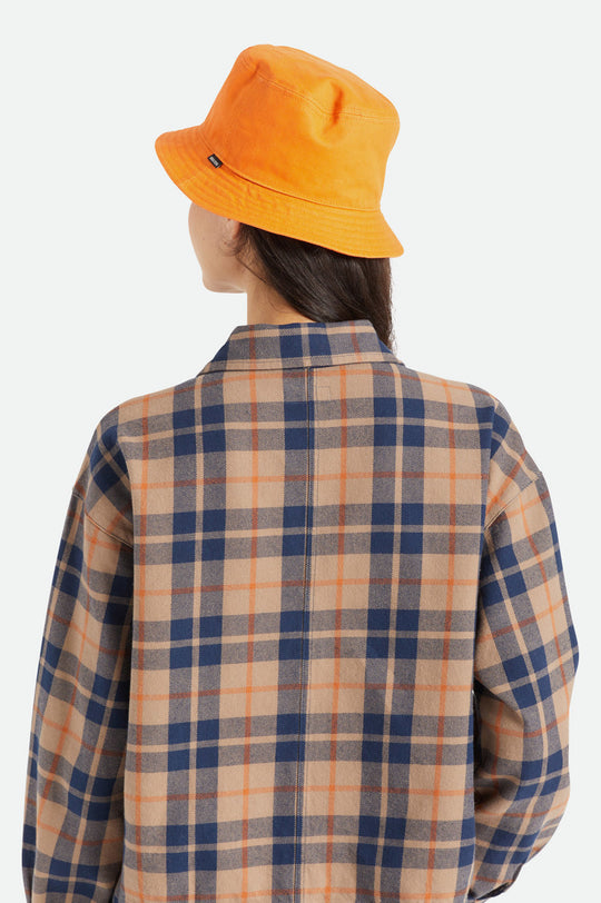 
       Brixton Abraham Reversible Bucket Hat - Burnt Orange
     