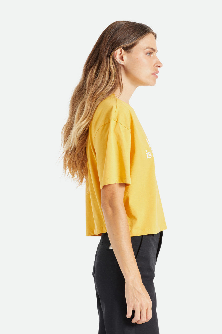 
       Brixton Lovers S/S Skimmer Tee - Bright Gold
     