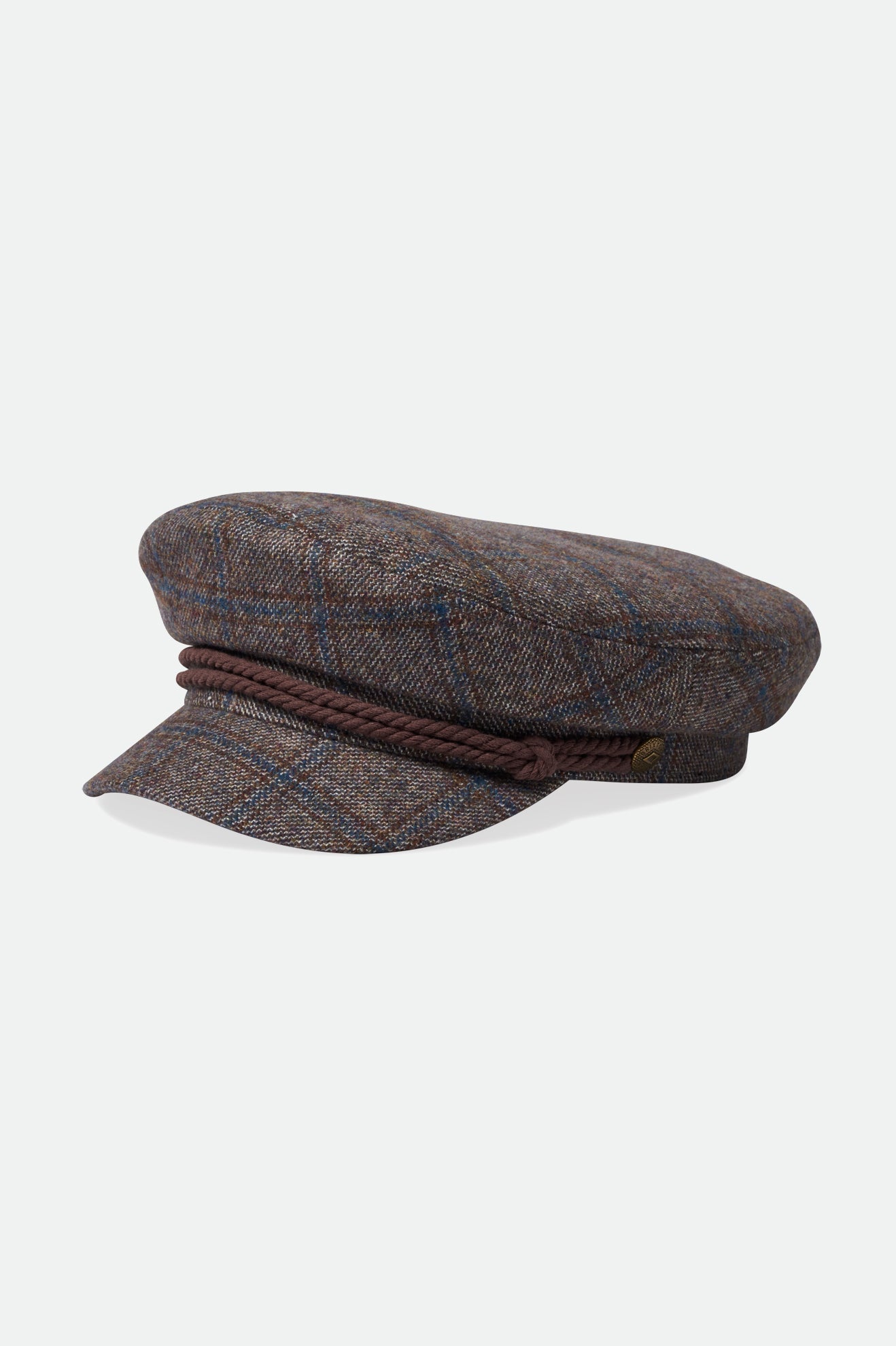 
       Brixton Fiddler Cap - Deep Brown/Navy
     