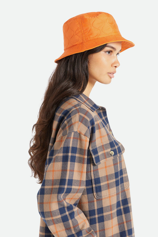 
       Brixton Abraham Reversible Bucket Hat - Burnt Orange
     