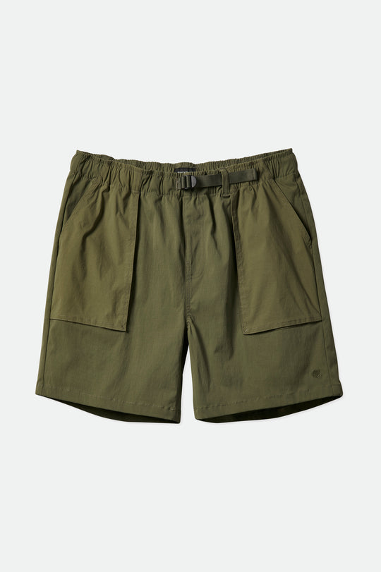 
       Brixton Jupiter Service Utility Short - Military Olive/Mermaid
     