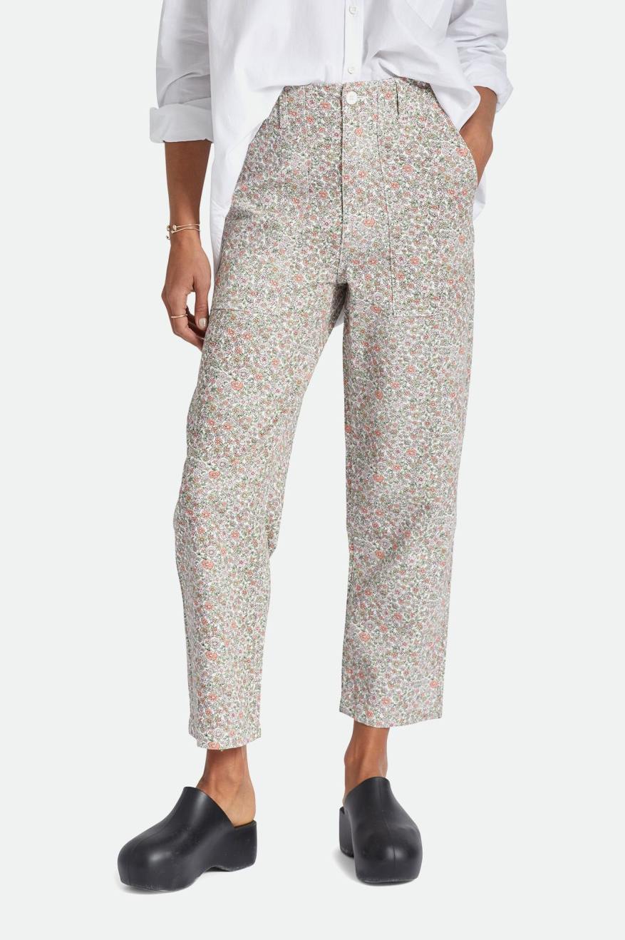 
       Brixton Vancouver Pant - White Floral
     