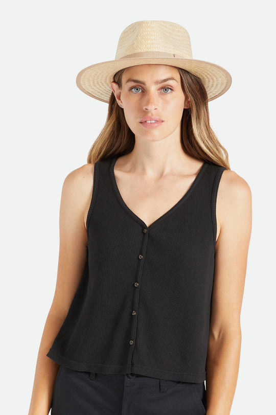 
       Brixton Jo Short Brim Palmilla - Natural
     